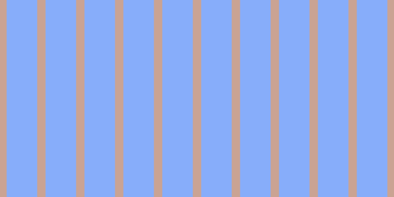 #87adfa, #caa393 vertical lines, seventeen pixels wide, sixty-two pixels apart