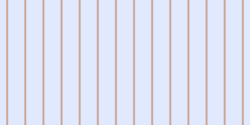 #87adfa (25%), #caa393 vertical lines, six pixels wide, fifty-two pixels apart