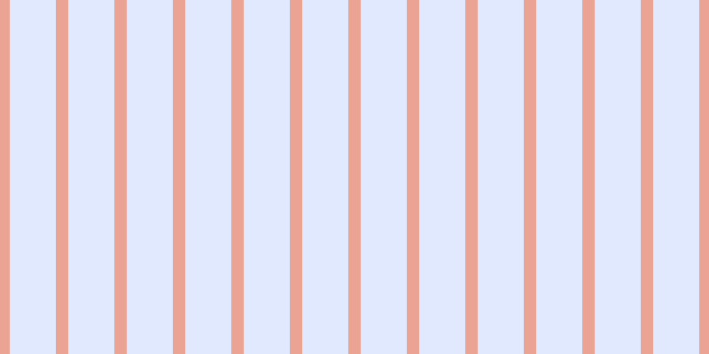 #87adfa (25%), #eba393 vertical lines, fourteen pixels wide, fifty-two pixels apart