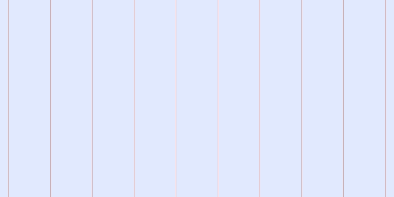 #87adfa (25%), #eba393 vertical lines, one pixels wide, eighty-four pixels apart