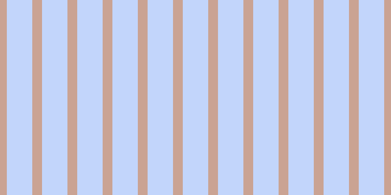 #87adfa (50%), #caa393 vertical lines, twenty pixels wide, fifty-two pixels apart
