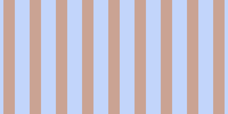 #87adfa (50%), #caa393 vertical lines, forty pixels wide, fifty-two pixels apart
