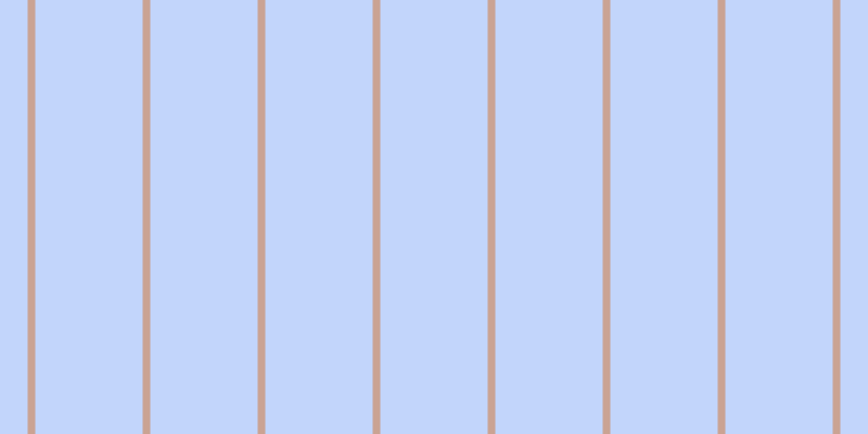 #87adfa (50%), #caa393 vertical lines, seven pixels wide, ninety-nine pixels apart