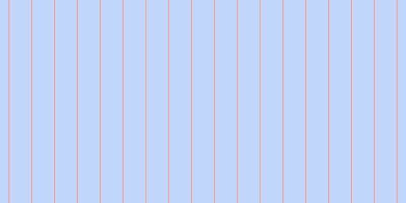 #87adfa (50%), #eba393 vertical lines, two pixels wide, forty-three pixels apart