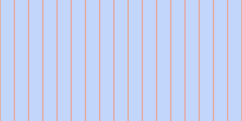 #87adfa (50%), #eba393 vertical lines, four pixels wide, forty-three pixels apart