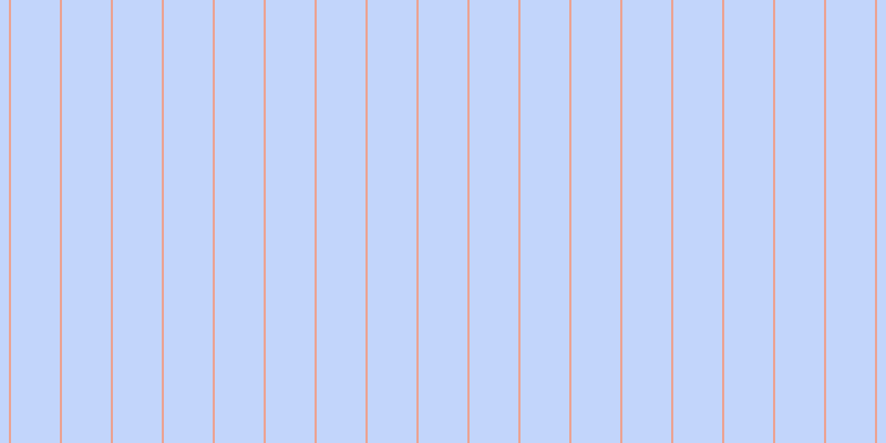 #87adfa (50%), #eba393 vertical lines, two pixels wide, forty-four pixels apart