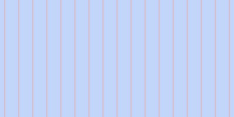 #87adfa (50%), #eba393 vertical lines, two pixels wide, forty-six pixels apart