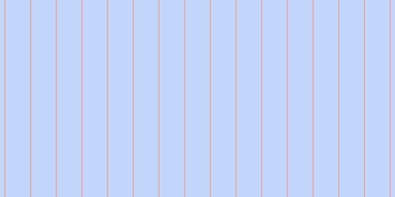 #87adfa (50%), #eba393 vertical lines, two pixels wide, fifty pixels apart