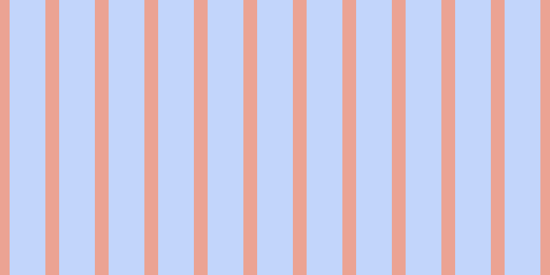 #87adfa (50%), #eba393 vertical lines, twenty pixels wide, fifty-two pixels apart