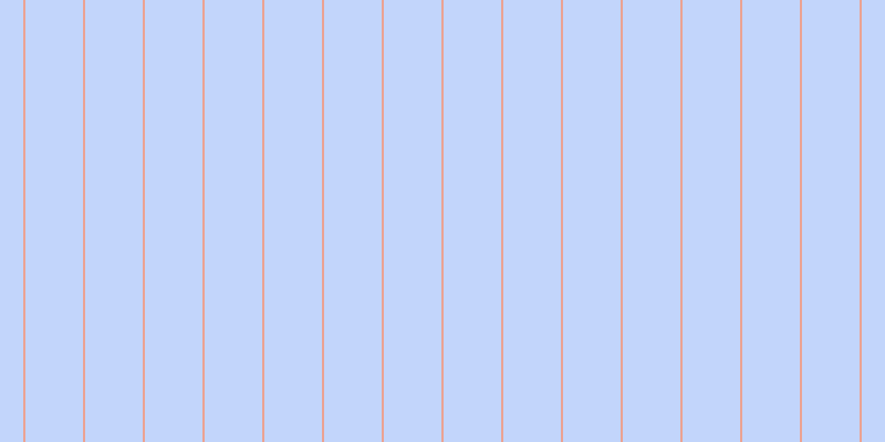 #87adfa (50%), #eba393 vertical lines, two pixels wide, fifty-two pixels apart
