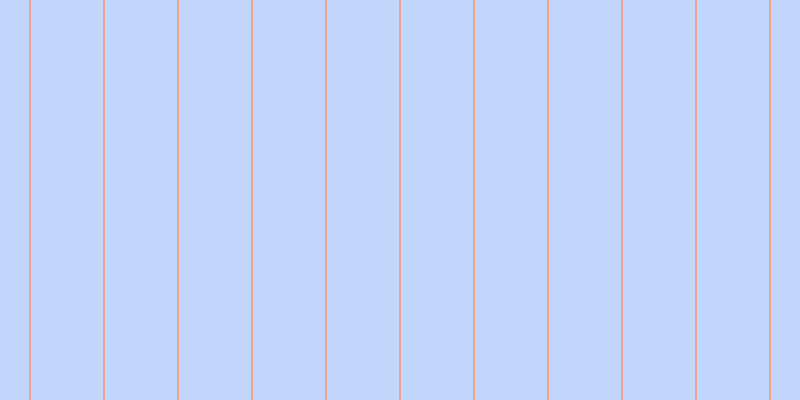 #87adfa (50%), #eba393 vertical lines, two pixels wide, seventy-two pixels apart