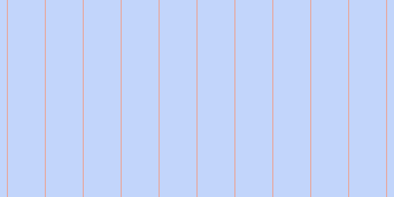 #87adfa (50%), #eba393 vertical lines, two pixels wide, seventy-five pixels apart