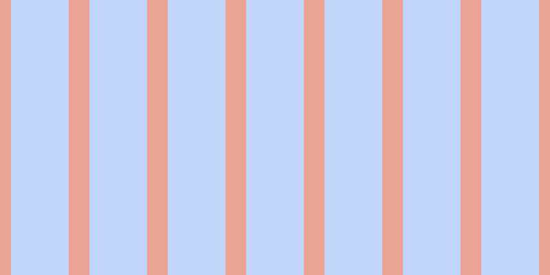#87adfa (50%), #eba393 vertical lines, thirty pixels wide, eighty-four pixels apart