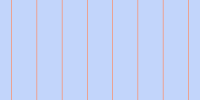 #87adfa (50%), #eba393 vertical lines, four pixels wide, ninety-seven pixels apart