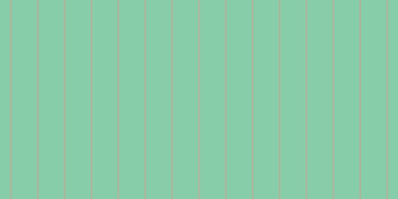 #87cdaa, #caa393 vertical lines, two pixels wide, fifty-two pixels apart