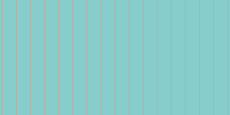 #87cdcb, #caa393 vertical lines, two pixels wide, forty-seven pixels apart