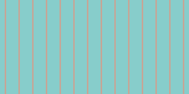 #87cdcb, #caa393 vertical lines, six pixels wide, fifty-two pixels apart