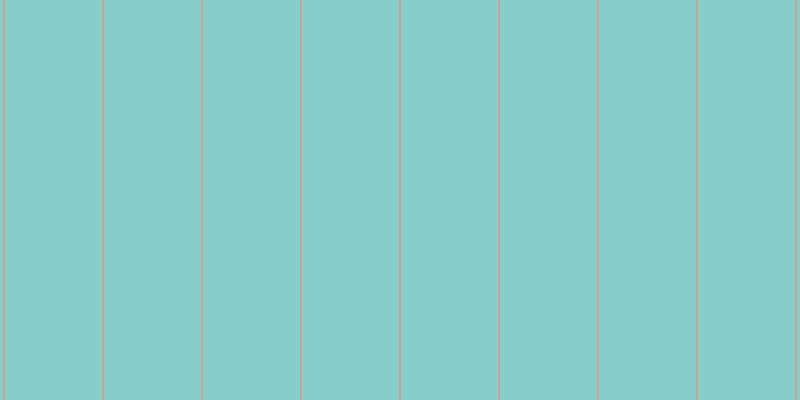 #87cdcb, #caa393 vertical lines, two pixels wide, ninety-seven pixels apart