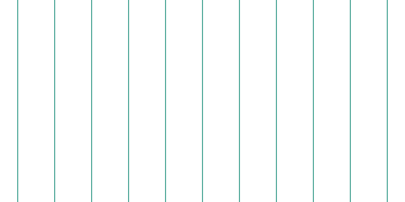 #87cdec (0%), #46a393 vertical lines, two pixels wide, seventy-one pixels apart