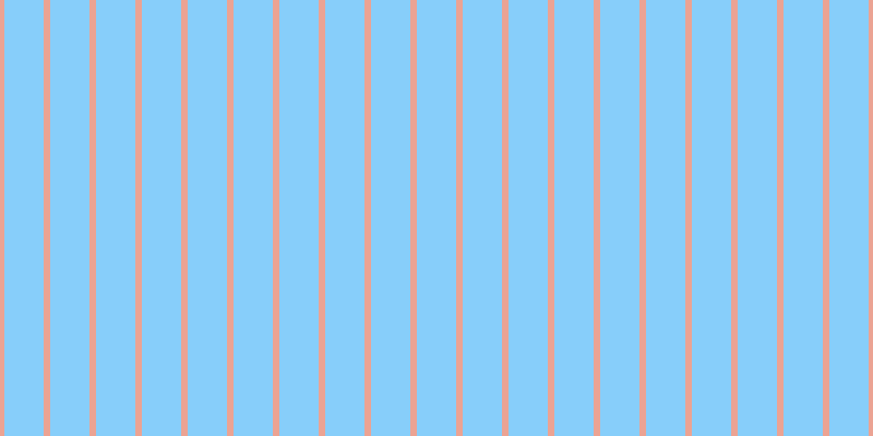 Light sky blue, #eba393 vertical lines, six pixels wide, thirty-six pixels apart