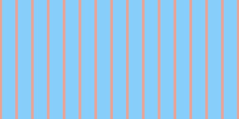 Light sky blue, #eba393 vertical lines, nine pixels wide, forty-four pixels apart