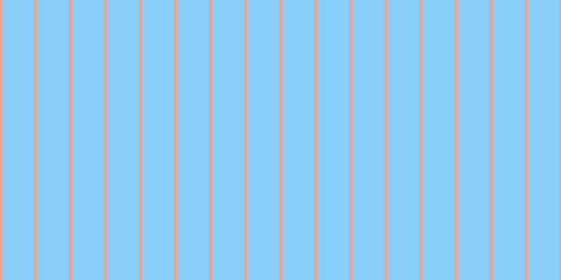 Light sky blue, #eba393 vertical lines, five pixels wide, forty-five pixels apart