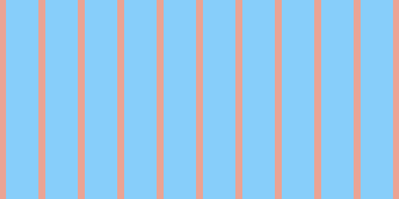 Light sky blue, #eba393 vertical lines, fourteen pixels wide, sixty-five pixels apart
