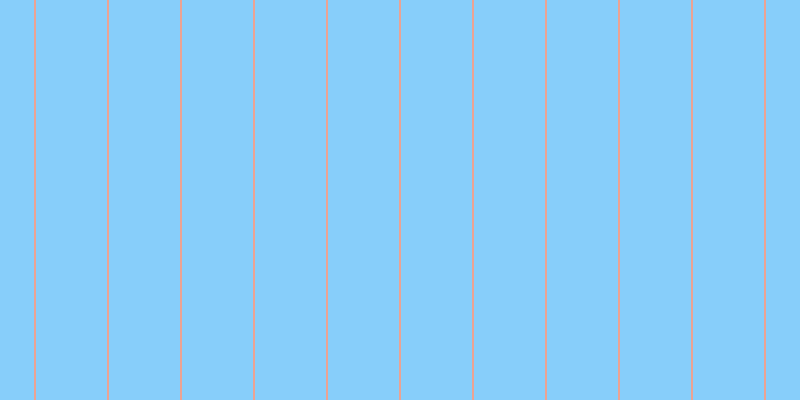 Light sky blue, #eba393 vertical lines, two pixels wide, seventy-one pixels apart