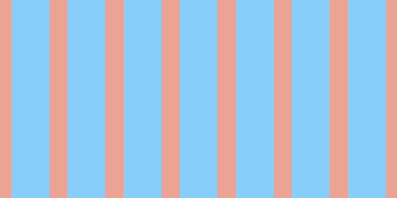 Light sky blue, #eba393 vertical lines, thirty-seven pixels wide, seventy-six pixels apart