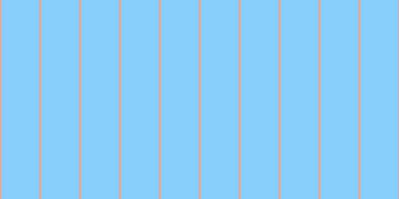 Light sky blue, #eba393 vertical lines, four pixels wide, seventy-six pixels apart