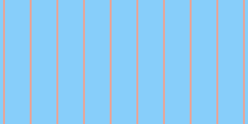 Light sky blue, #eba393 vertical lines, six pixels wide, eighty pixels apart