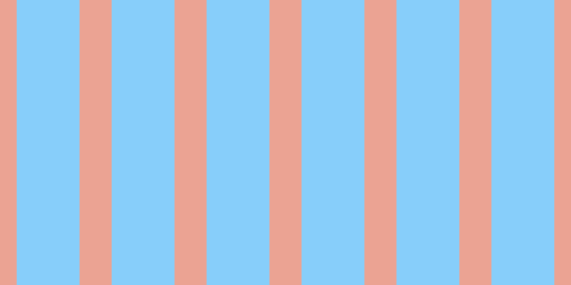 Light sky blue, #eba393 vertical lines, forty-five pixels wide, eighty-eight pixels apart