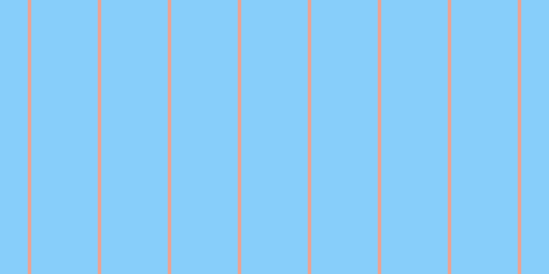 Light sky blue, #eba393 vertical lines, five pixels wide, ninety-seven pixels apart