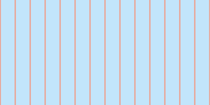 Light sky blue (50%), #eba393 vertical lines, five pixels wide, fifty-two pixels apart