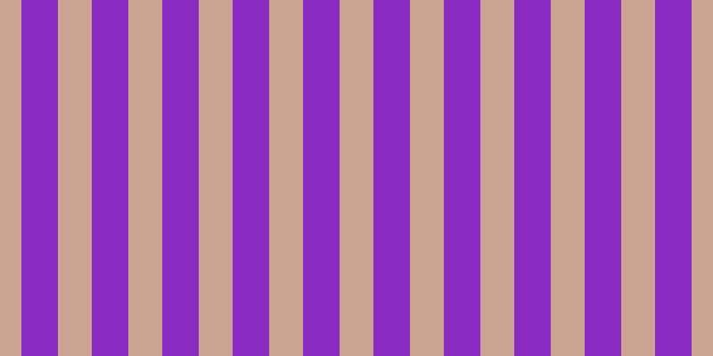 #8a2bc1, #caa393 vertical lines, thirty-eight pixels wide, forty-one pixels apart