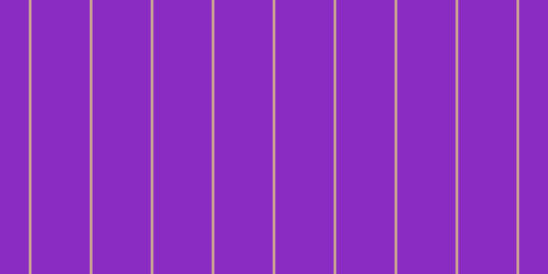 #8a2bc1, #caa393 vertical lines, four pixels wide, eighty-five pixels apart
