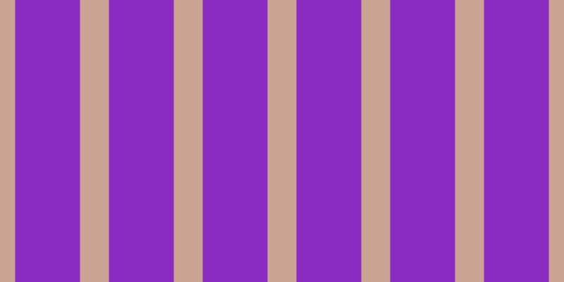 #8a2bc1, #caa393 vertical lines, forty-one pixels wide, ninety-two pixels apart