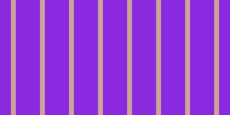 Blue violet, #caa393 vertical lines, seventeen pixels wide, eighty-four pixels apart