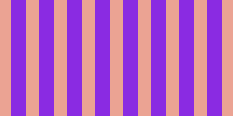 Blue violet, #eba393 vertical lines, forty-four pixels wide, fifty-two pixels apart