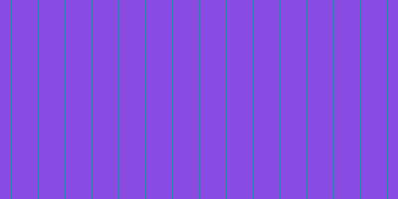 #8a4ce2, #04a393 vertical lines, two pixels wide, fifty-two pixels apart