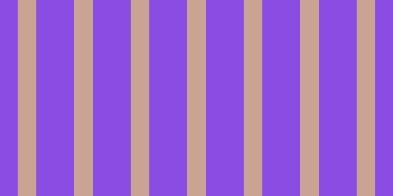 #8a4ce2, #caa393 vertical lines, thirty-eight pixels wide, seventy-seven pixels apart