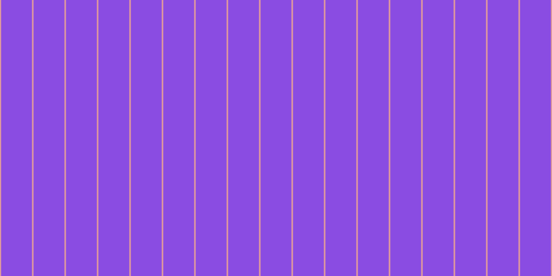 #8a4ce2, #eba393 vertical lines, two pixels wide, forty-five pixels apart