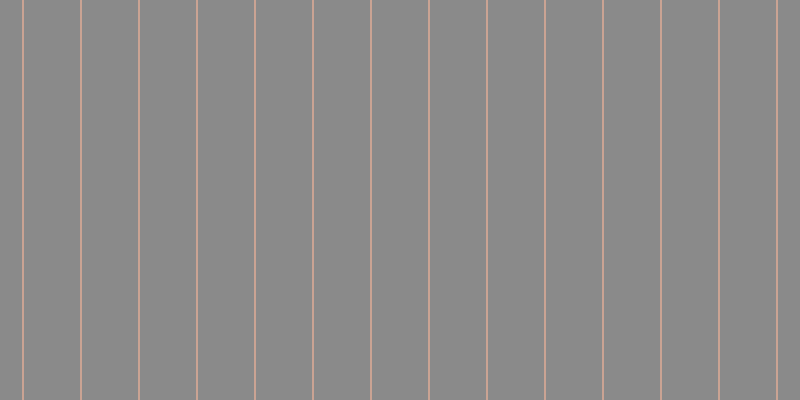 #8a8a8a, #caa393 vertical lines, two pixels wide, fifty-six pixels apart