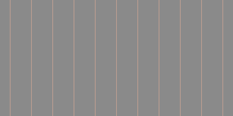 #8a8a8a, #caa393 vertical lines, two pixels wide, seventy-one pixels apart