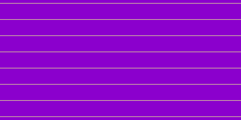 #8b00cd, #dbd393 horizontal lines, two pixels wide, fifty-two pixels apart