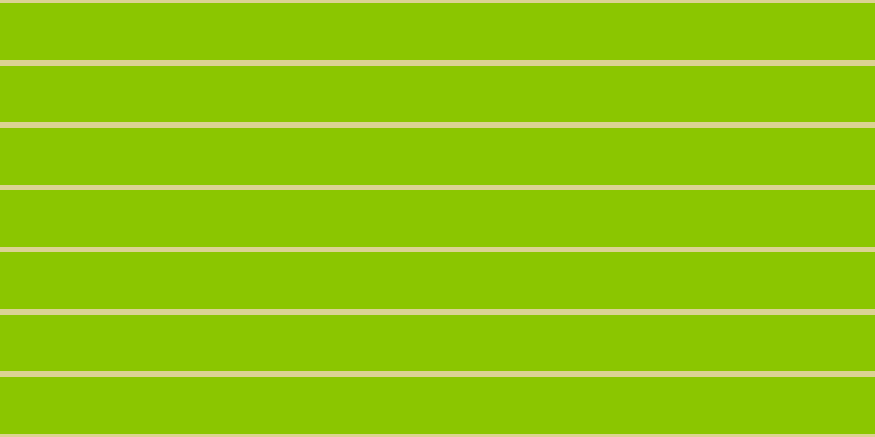 #8bc600, #dbd393 horizontal lines, five pixels wide, fifty-two pixels apart