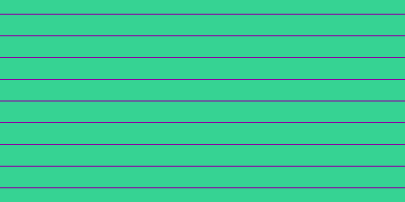 #8d00a3, #36d393 horizontal lines, forty-one pixels wide, two pixels apart