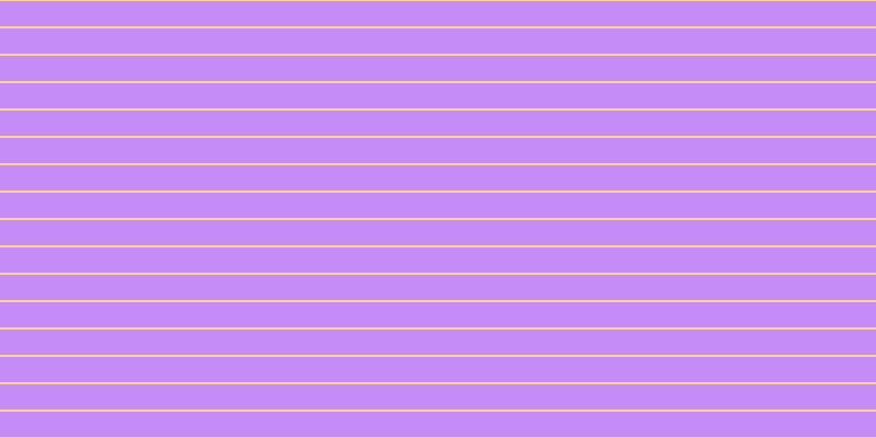#8d18f0 (50%), #fcd393 horizontal lines, two pixels wide, twenty-three pixels apart