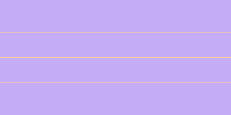 #8d5af0 (50%), #fcd393 horizontal lines, two pixels wide, eighty-four pixels apart