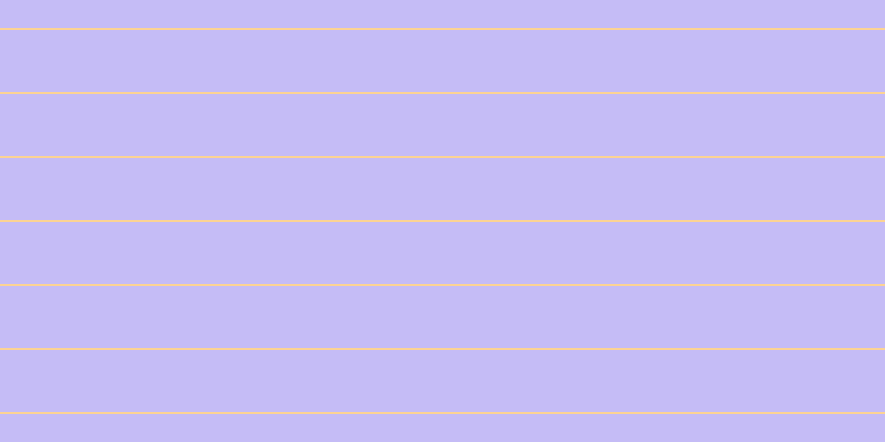 #8d7bf0 (50%), #fcd393 horizontal lines, two pixels wide, fifty-six pixels apart